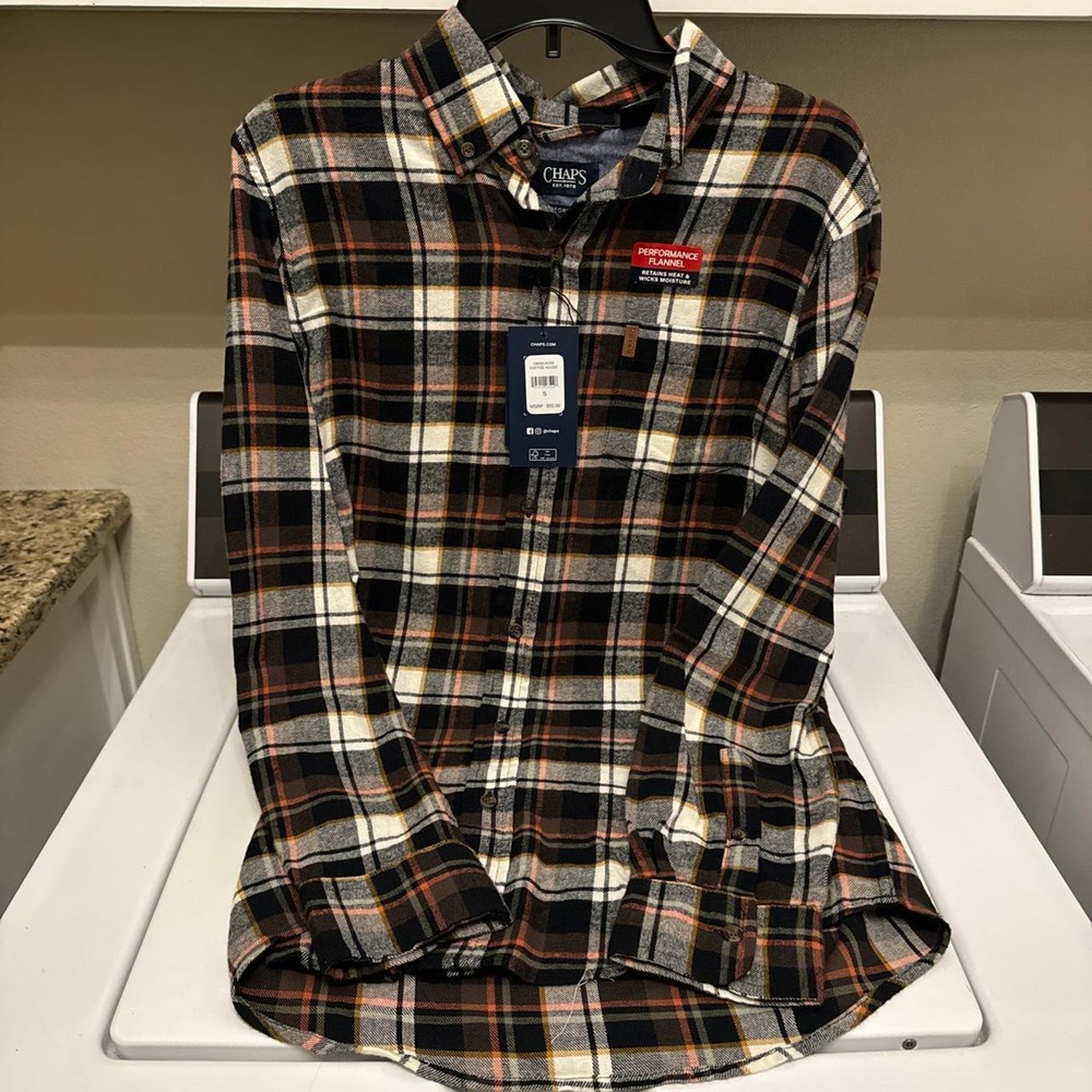 Chaps flannel shirt size‎